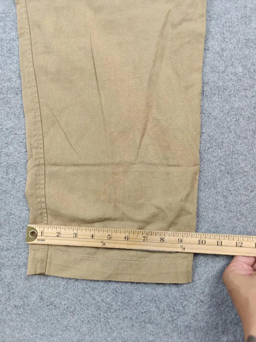 Banana Republic Pants Womens 8 Beige Cargo Straight Leg Twill Belted Pockets